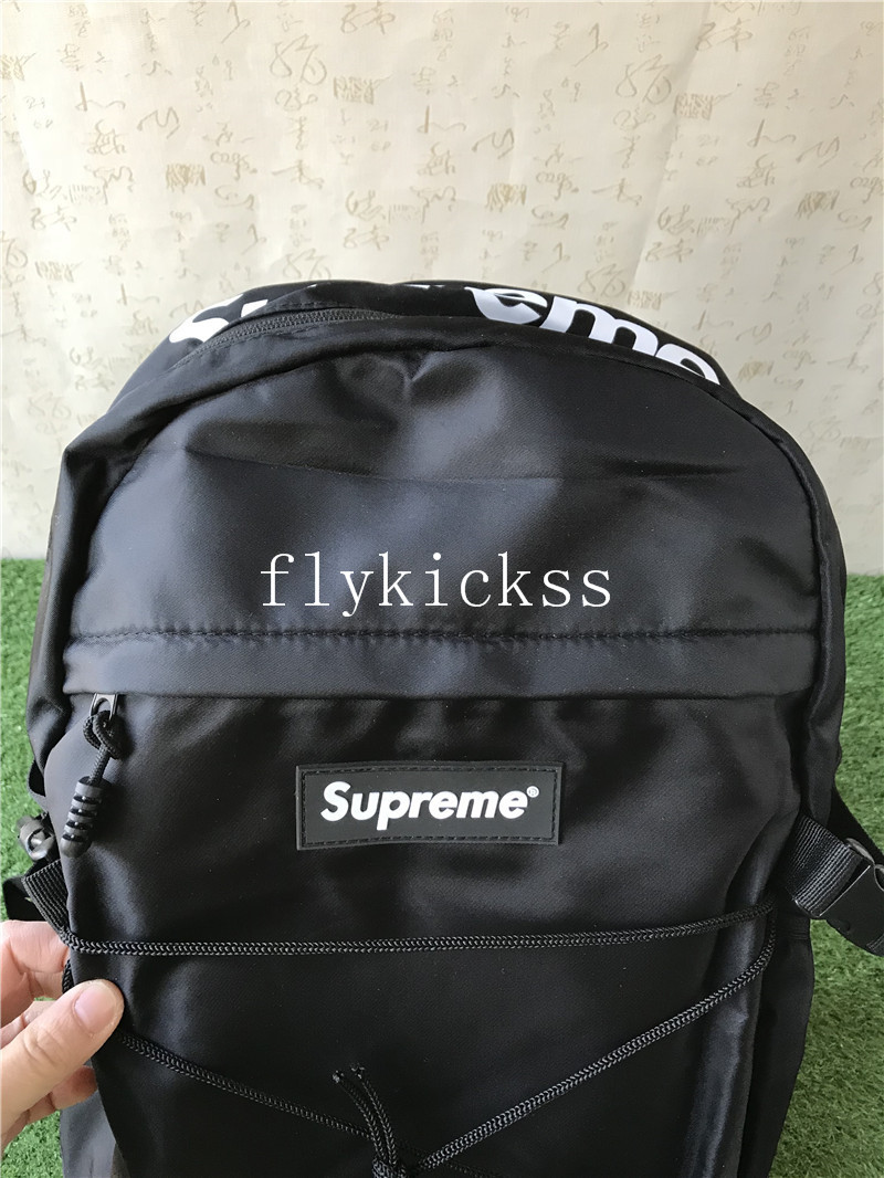 Supreme Black Backpack